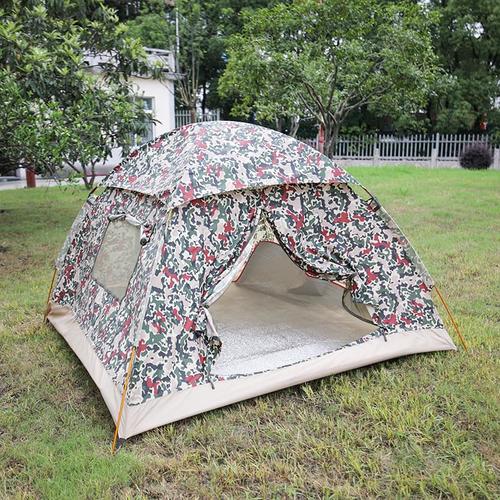 Red Camouflage Oxford Quick Support Tent 205B