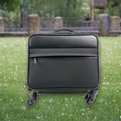 Black Cabin Trolley Luggage Travel Suitcase On Wheels Trolley Case
