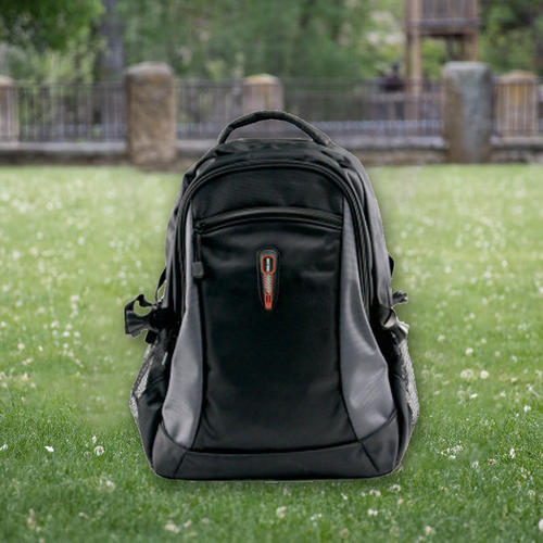 Black Grey Durable Multifunctionele Commuting Backpack