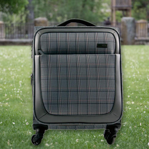 Lightweight Grey Trolley Box Luggage Spinner Suitcase Telescopic Drag Handle Case