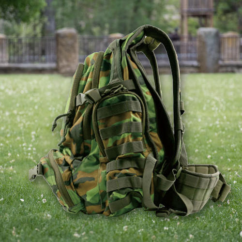 Tactical Survival Camping Military Backpack Camouflage Solar Bag