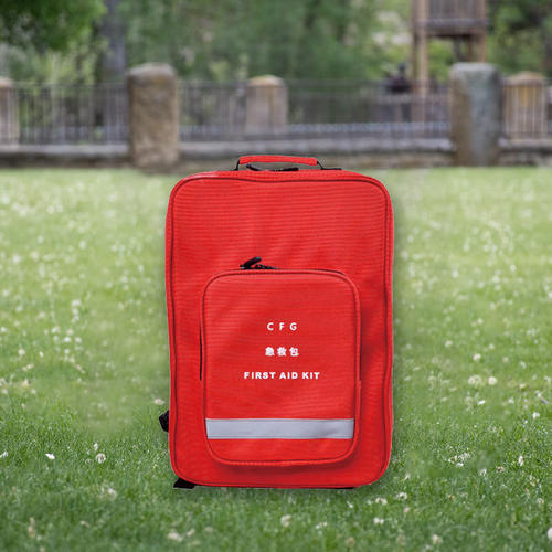 Red Shoulder Emergency Bag Home Emergency Kit  First Aid Kit